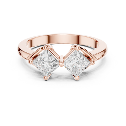 Mixed Shape Lab Grown Diamond Three Stone Ring
