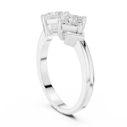 Mixed Shape Lab Grown Diamond Three Stone Ring