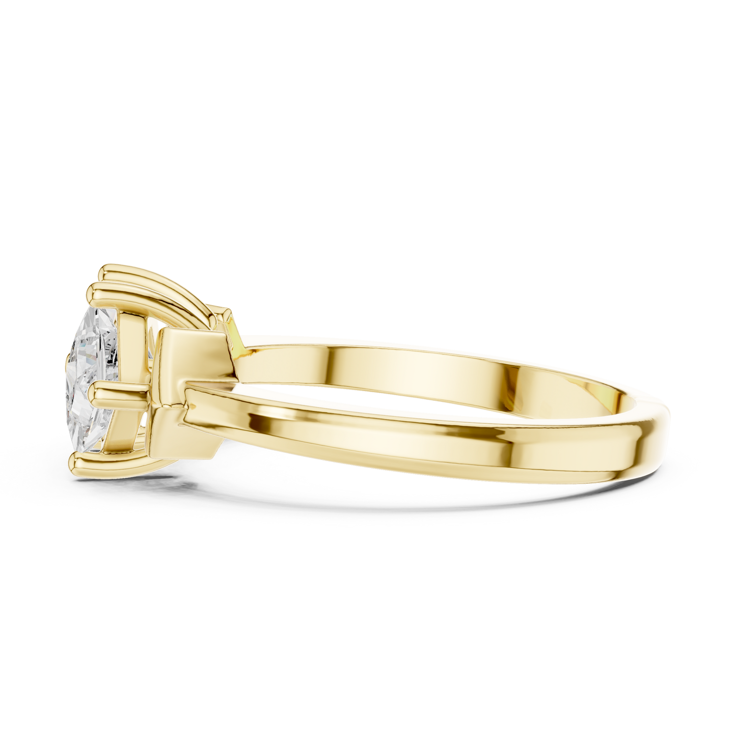 Mixed Shape Lab Grown Diamond Three Stone Ring