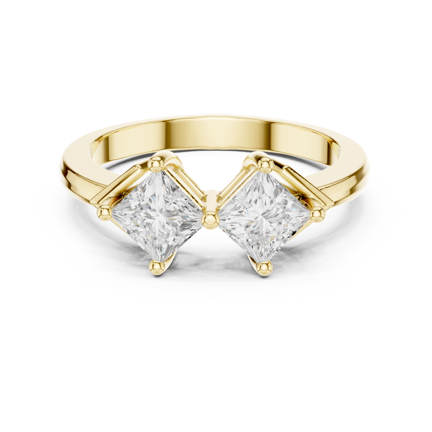 Mixed Shape Lab Grown Diamond Three Stone Ring