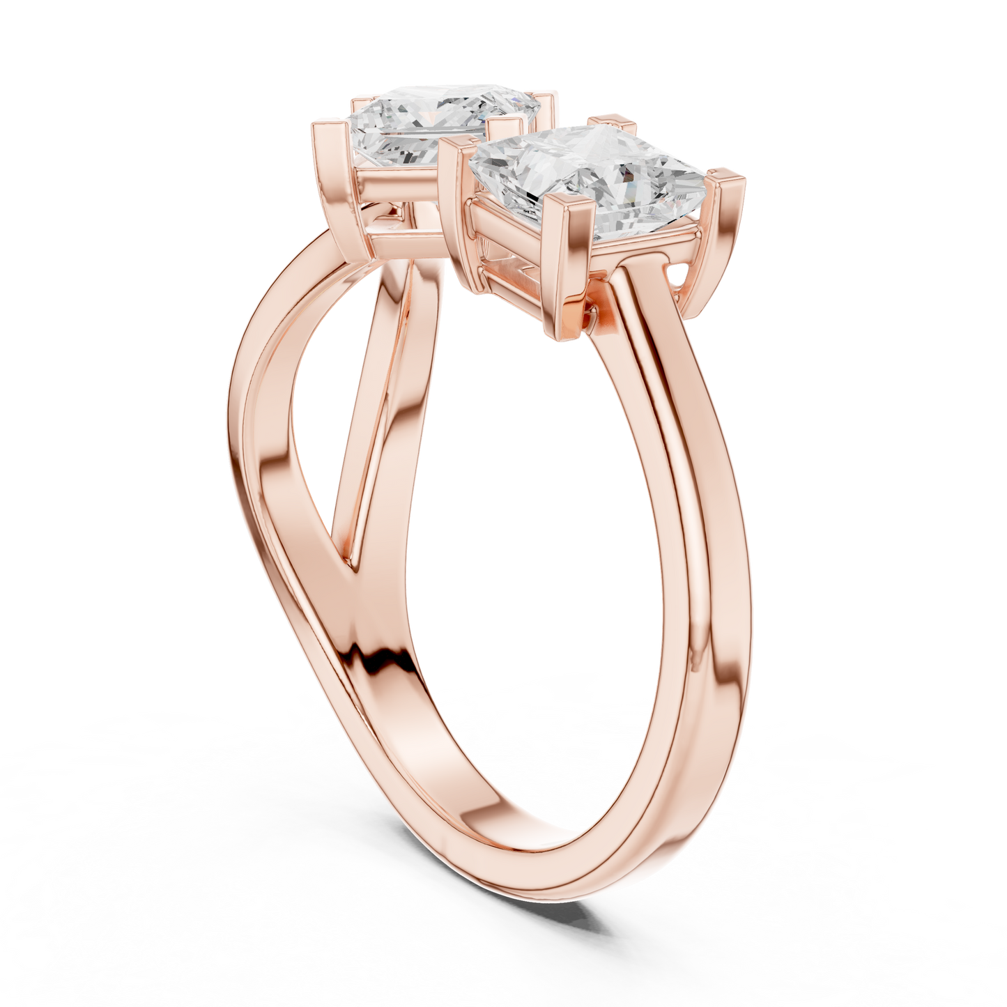 Mixed Shape Lab Grown Diamond Three Stone Ring