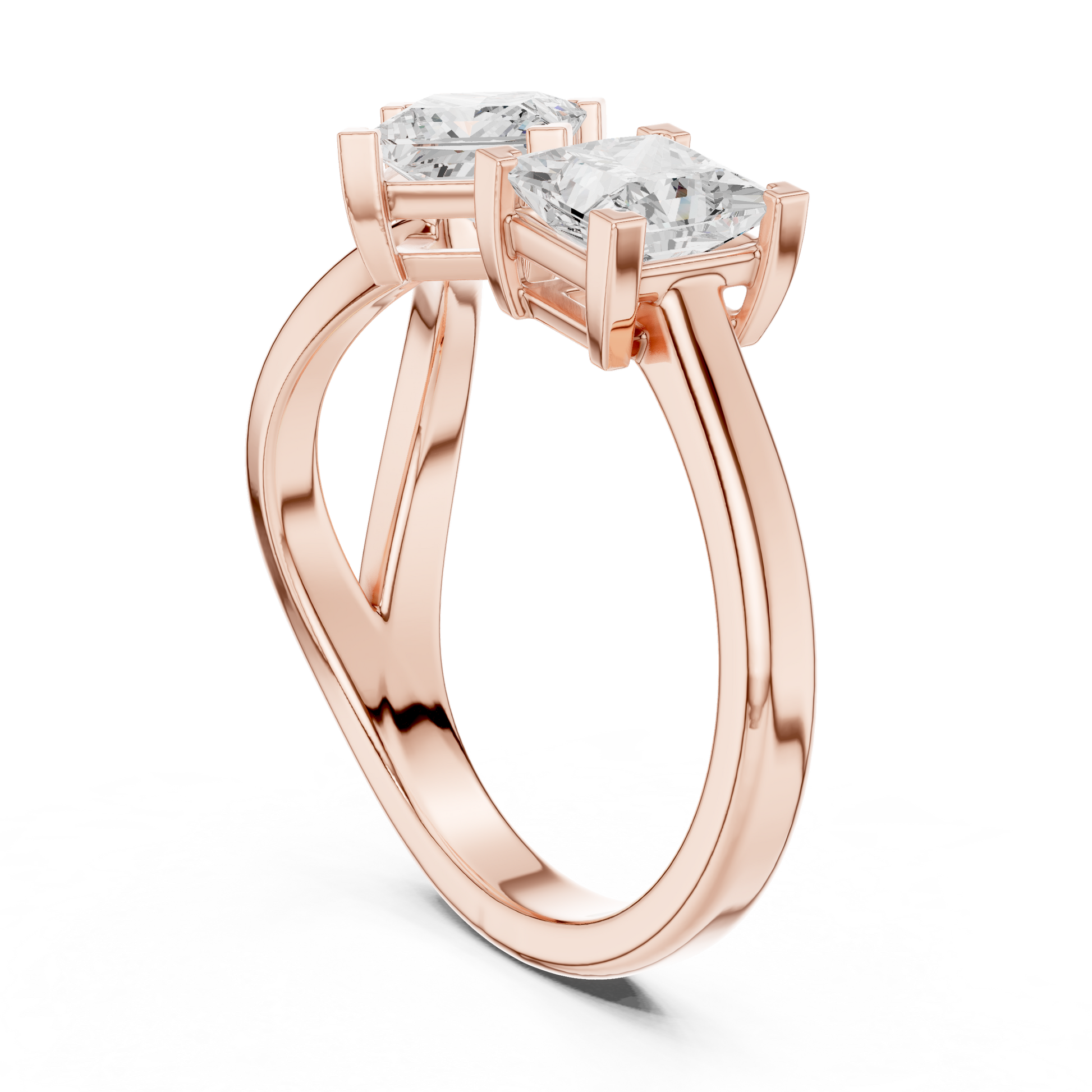 Mixed Shape Lab Grown Diamond Three Stone Ring