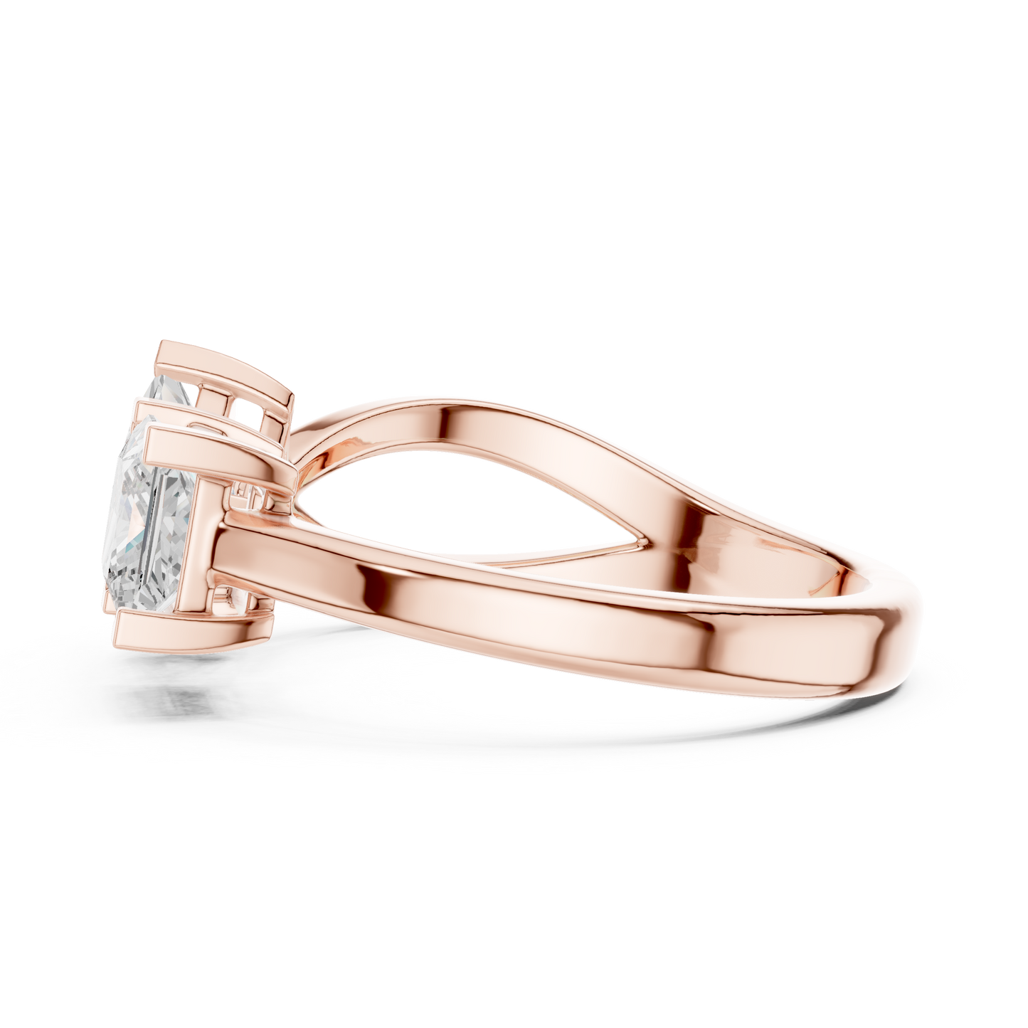 Mixed Shape Lab Grown Diamond Three Stone Ring