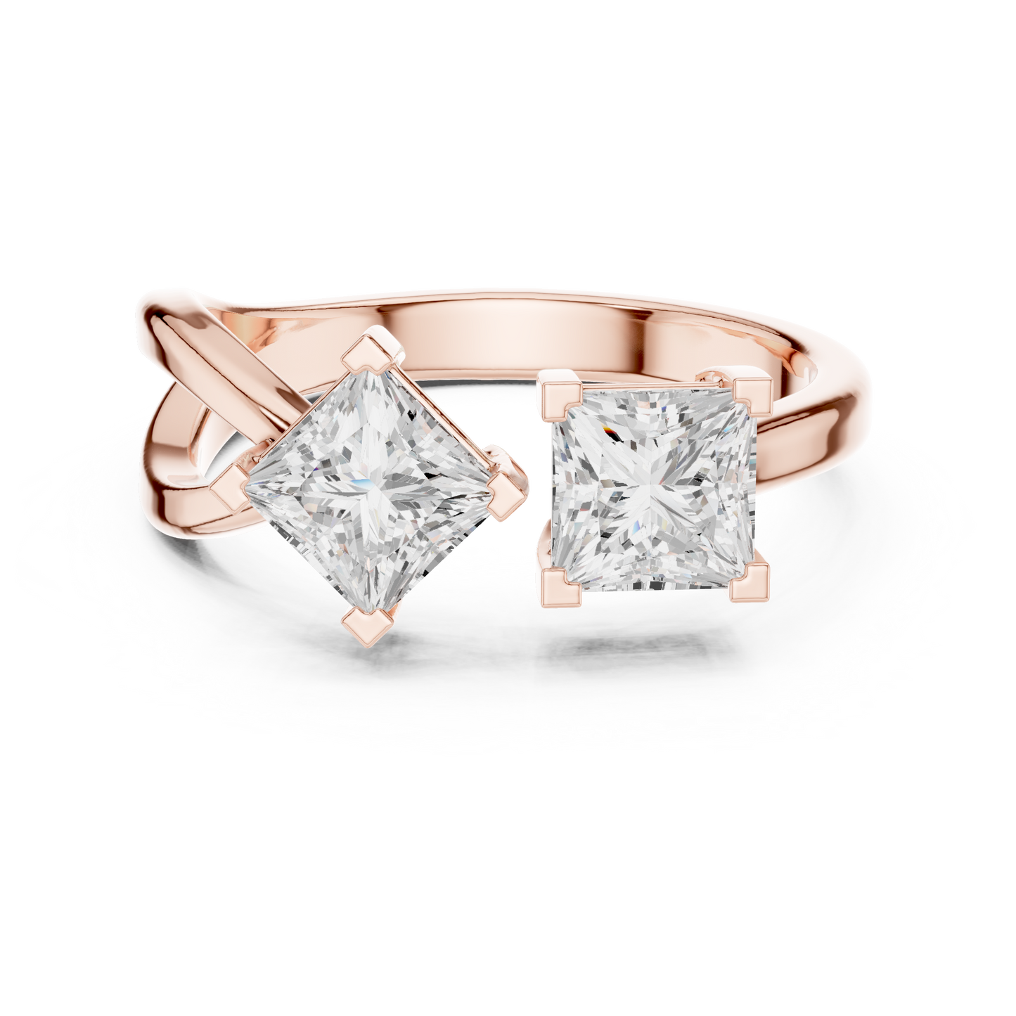 Mixed Shape Lab Grown Diamond Three Stone Ring
