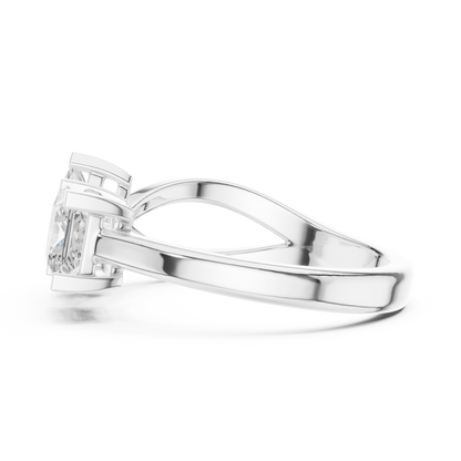 Mixed Shape Lab Grown Diamond Three Stone Ring