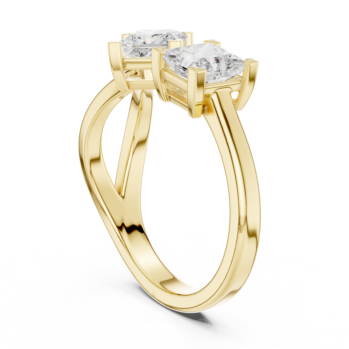 Mixed Shape Lab Grown Diamond Three Stone Ring