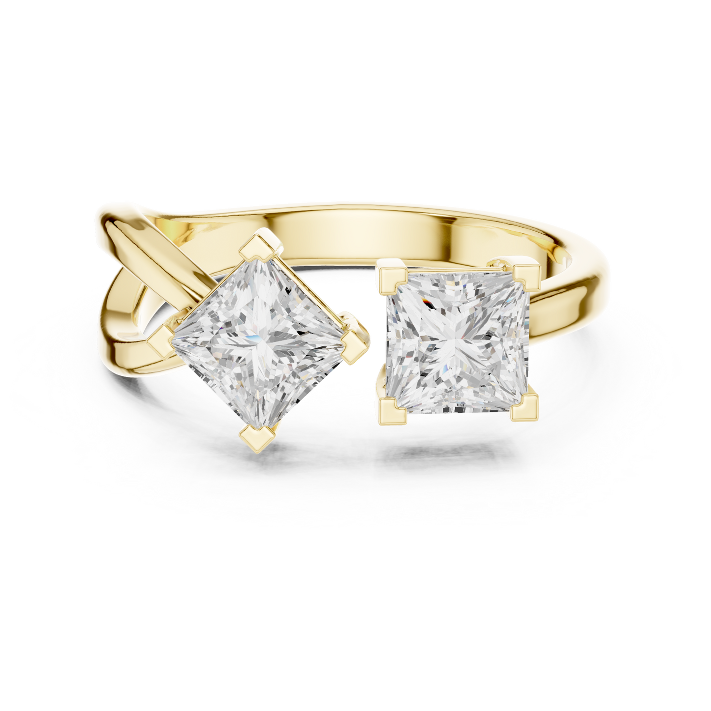Mixed Shape Lab Grown Diamond Three Stone Ring