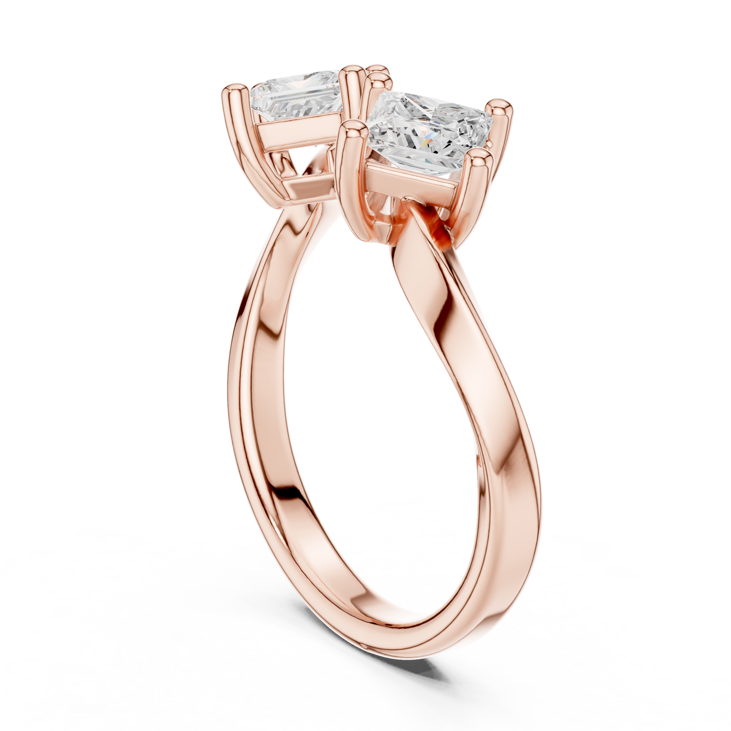 Mixed Shape Lab Grown Diamond Halo Ring