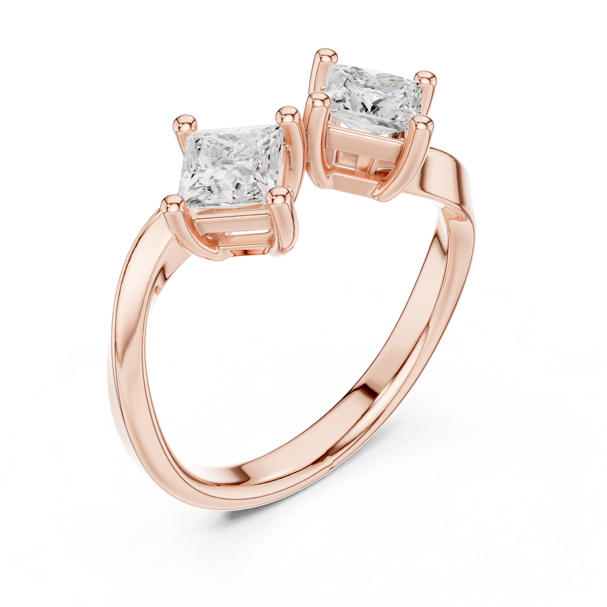 Mixed Shape Lab Grown Diamond Halo Ring