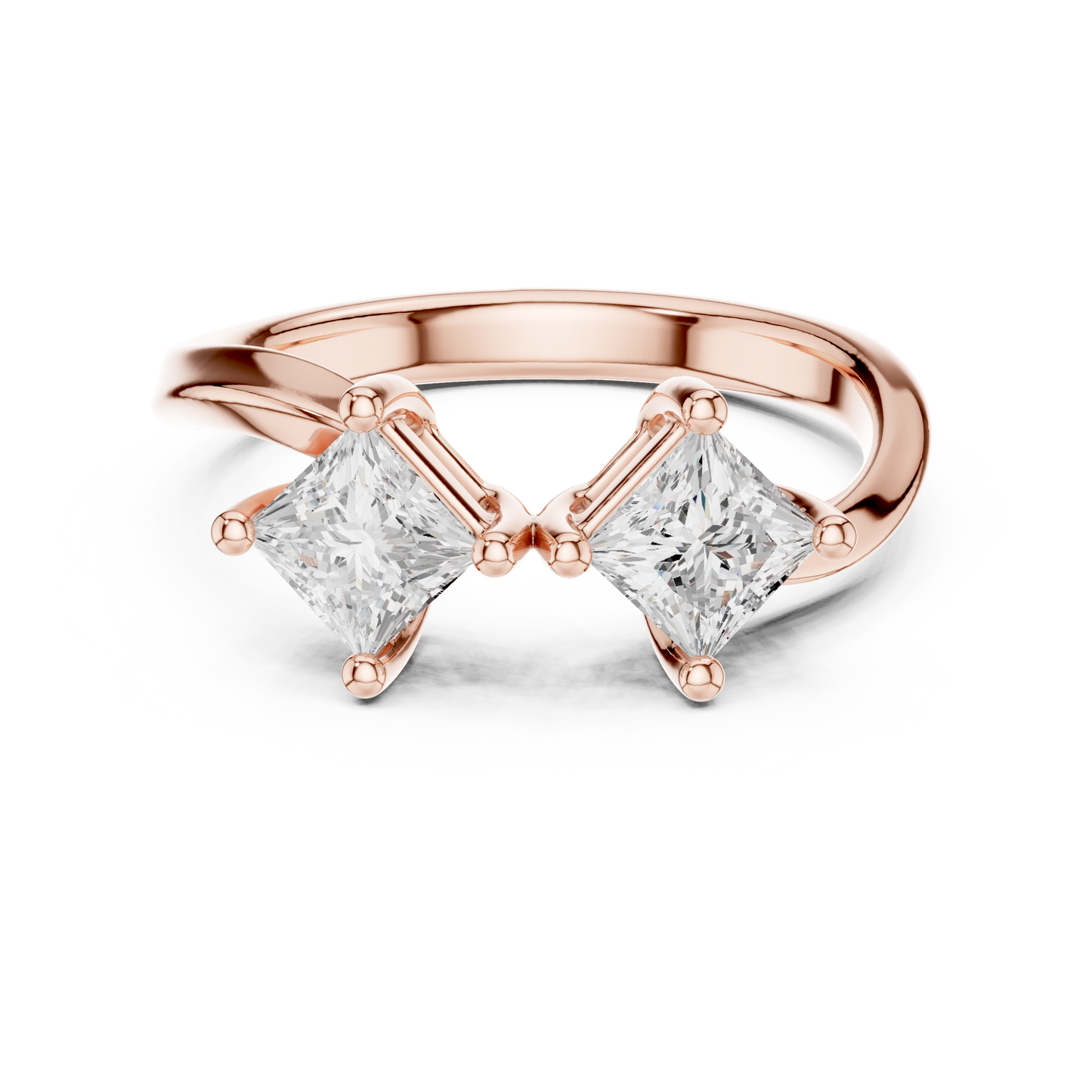Mixed Shape Lab Grown Diamond Halo Ring