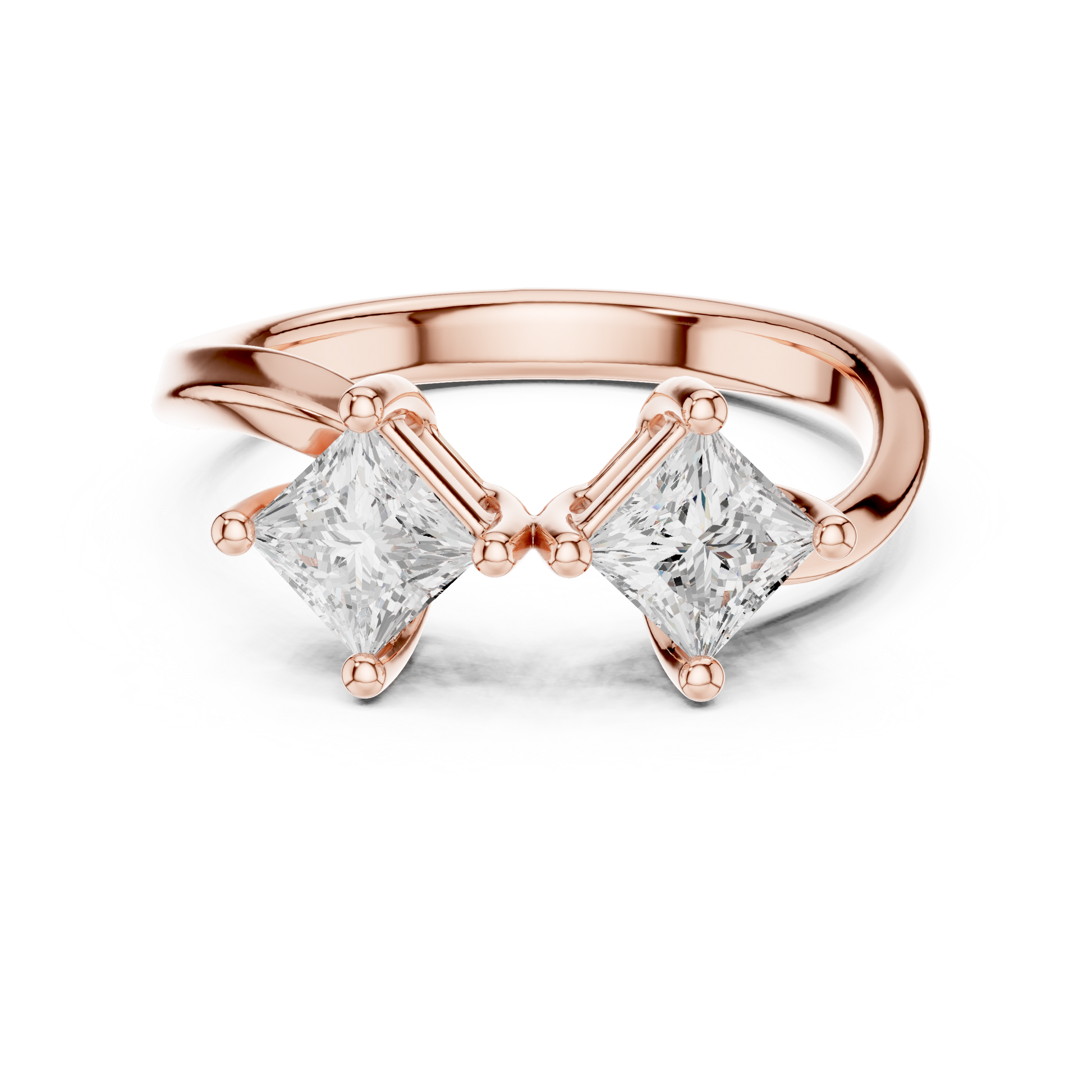 Mixed Shape Lab Grown Diamond Halo Ring