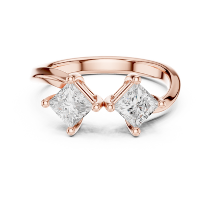 Mixed Shape Lab Grown Diamond Halo Ring