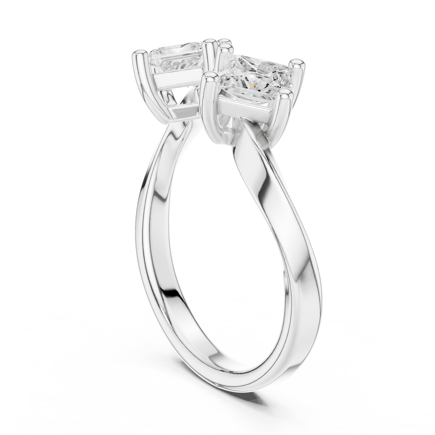 Mixed Shape Lab Grown Diamond Halo Ring