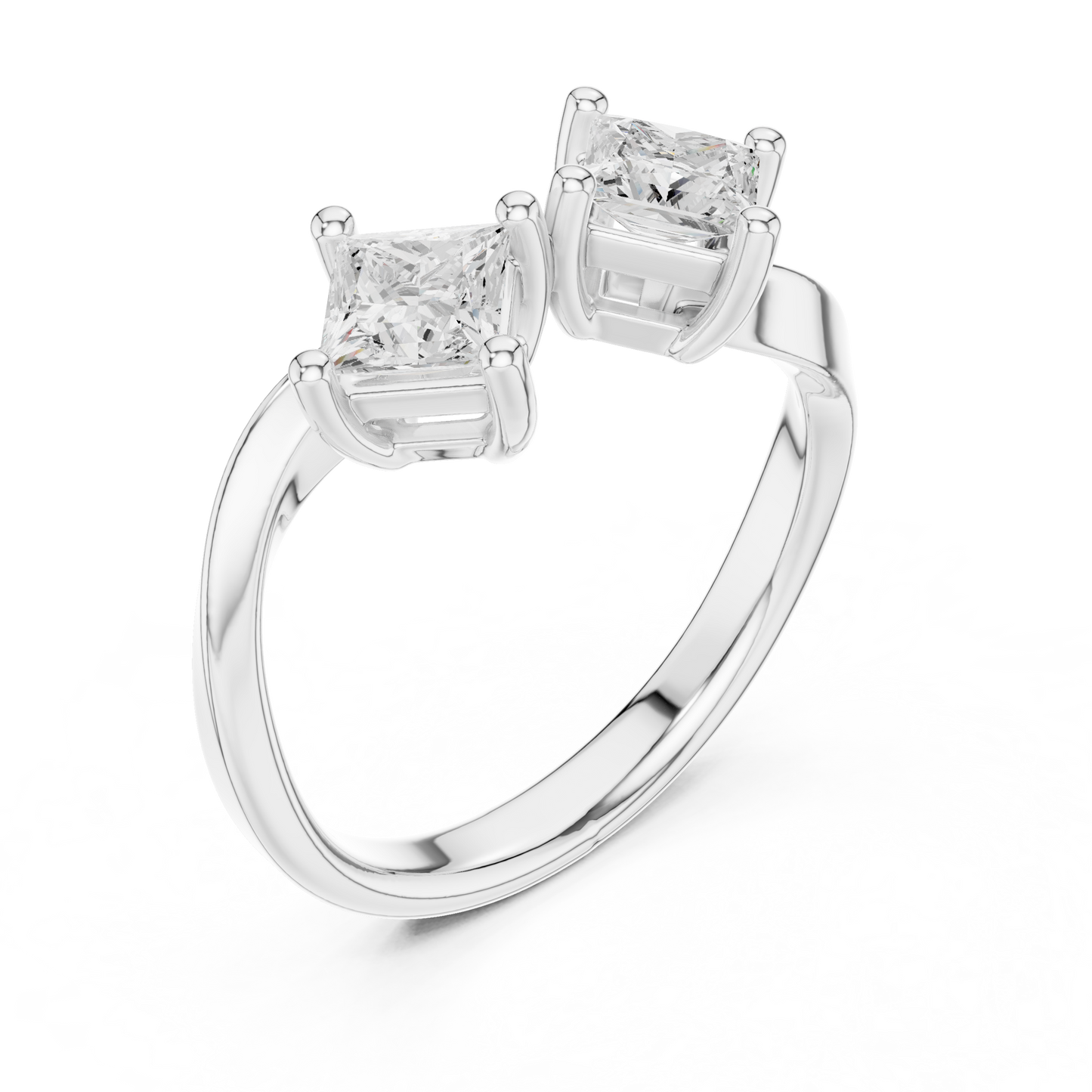 Mixed Shape Lab Grown Diamond Halo Ring