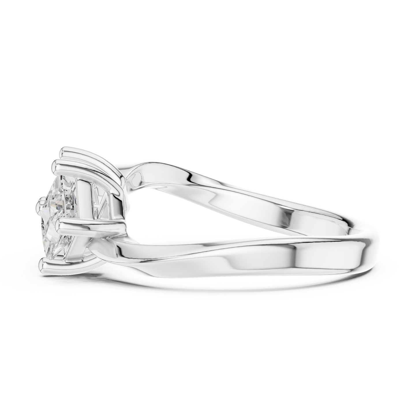 Mixed Shape Lab Grown Diamond Halo Ring