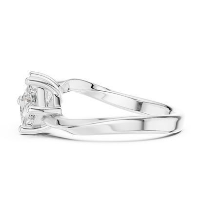 Mixed Shape Lab Grown Diamond Halo Ring