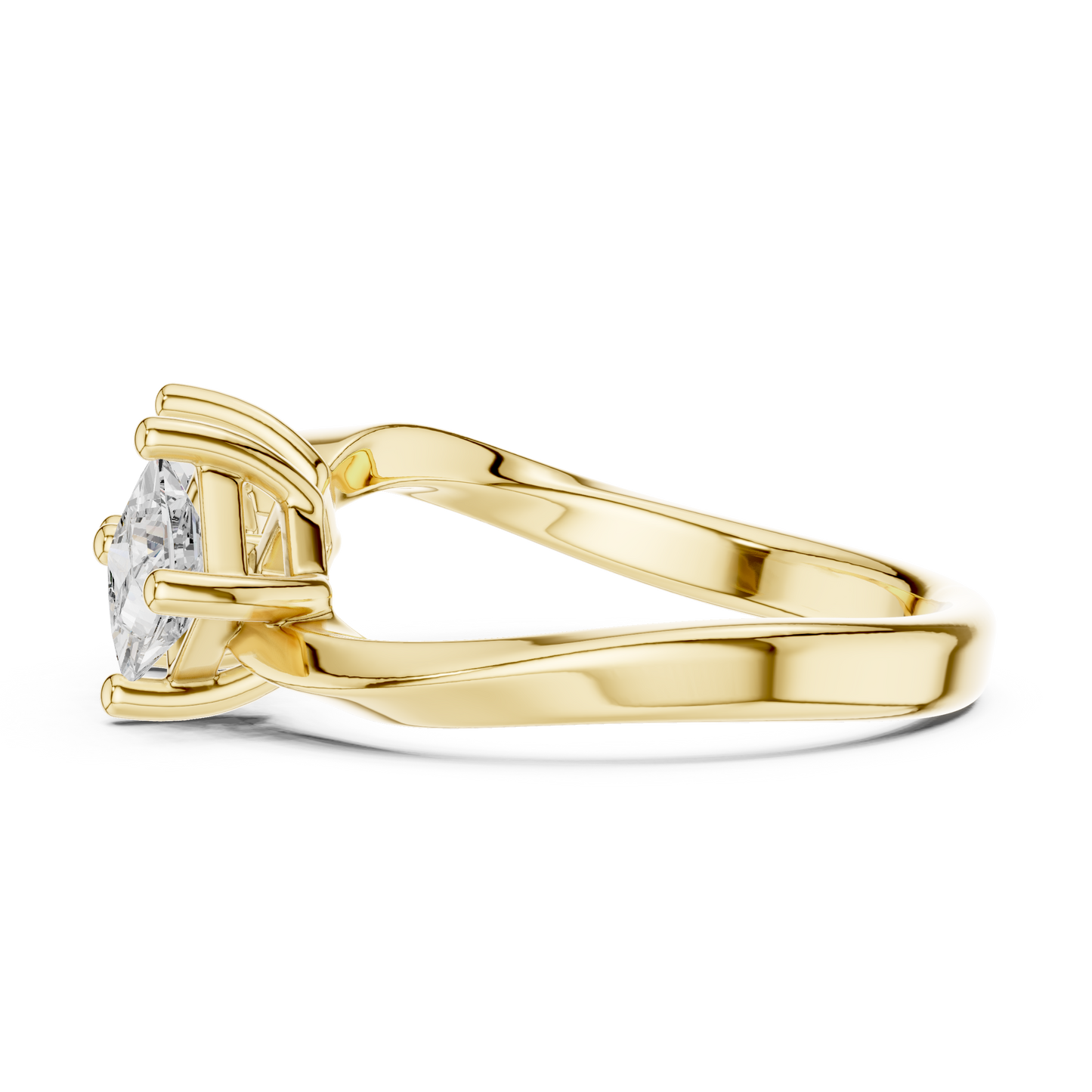 Mixed Shape Lab Grown Diamond Halo Ring