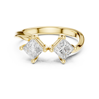 Mixed Shape Lab Grown Diamond Halo Ring