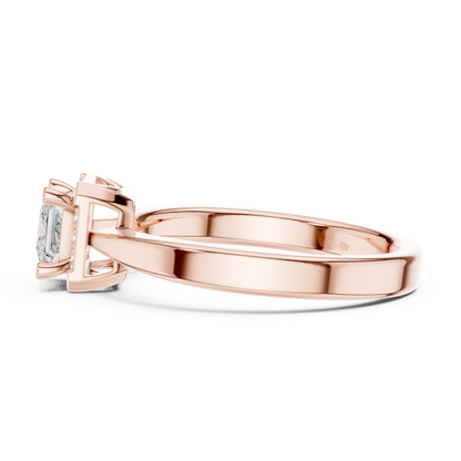 Mixed Shape Lab Grown Diamond Halo Ring