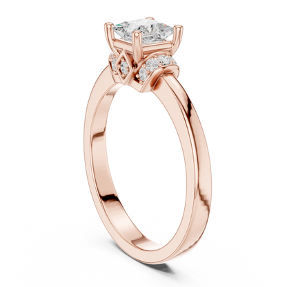 Round Halo Lab Grown Diamond Ring
