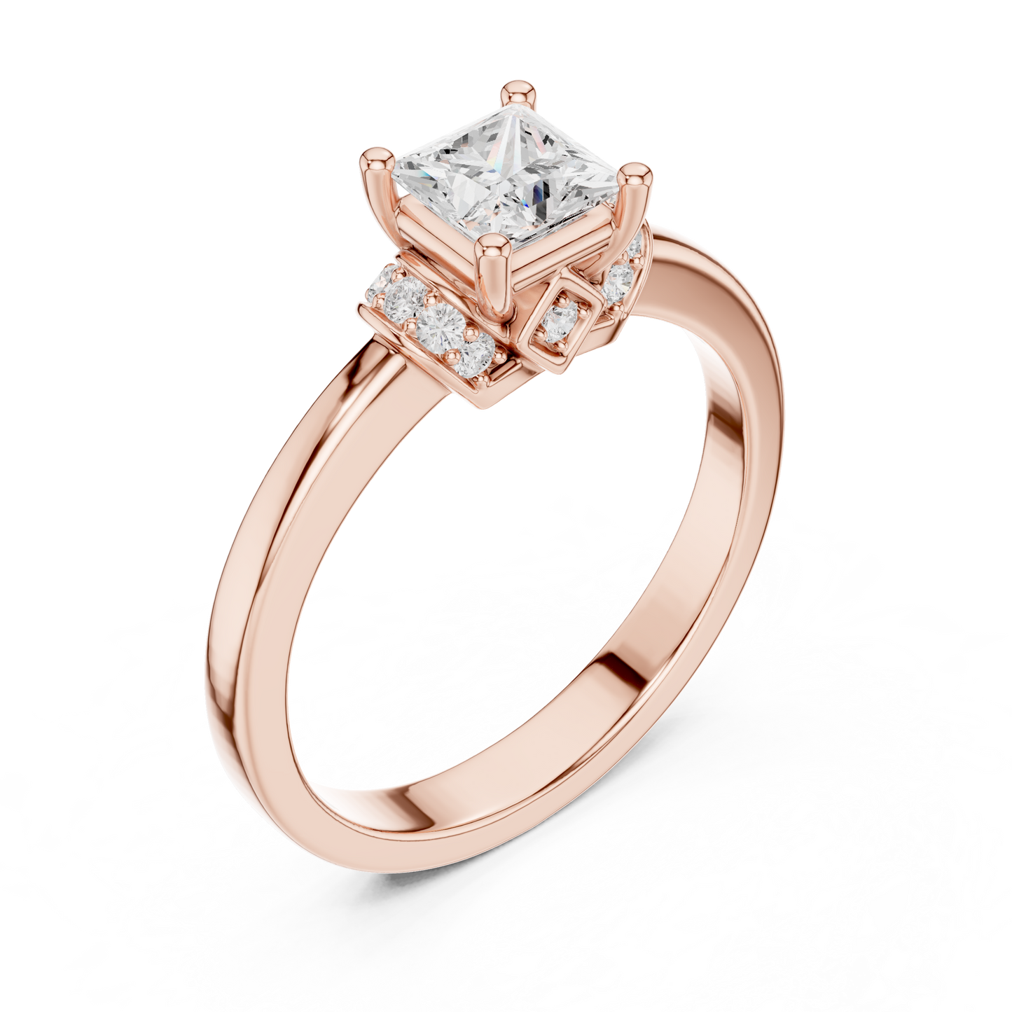 Round Halo Lab Grown Diamond Ring