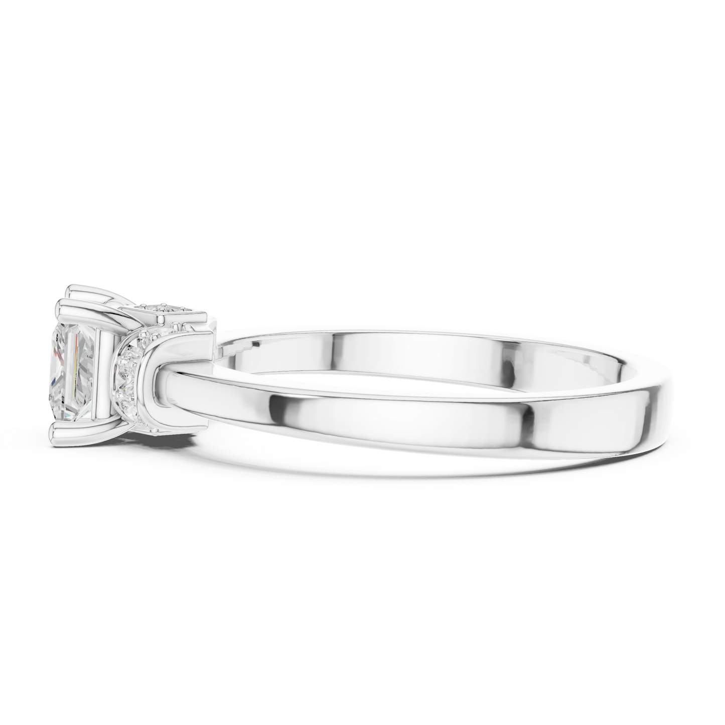Round Halo Lab Grown Diamond Ring