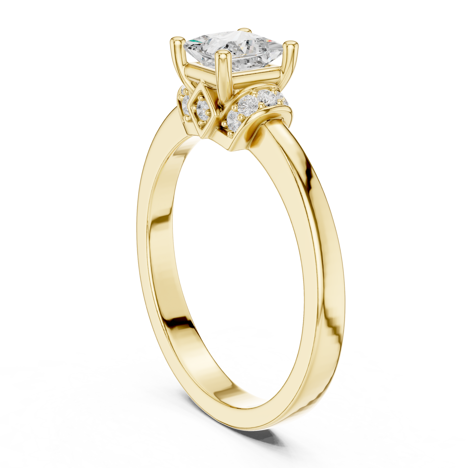 Round Halo Lab Grown Diamond Ring