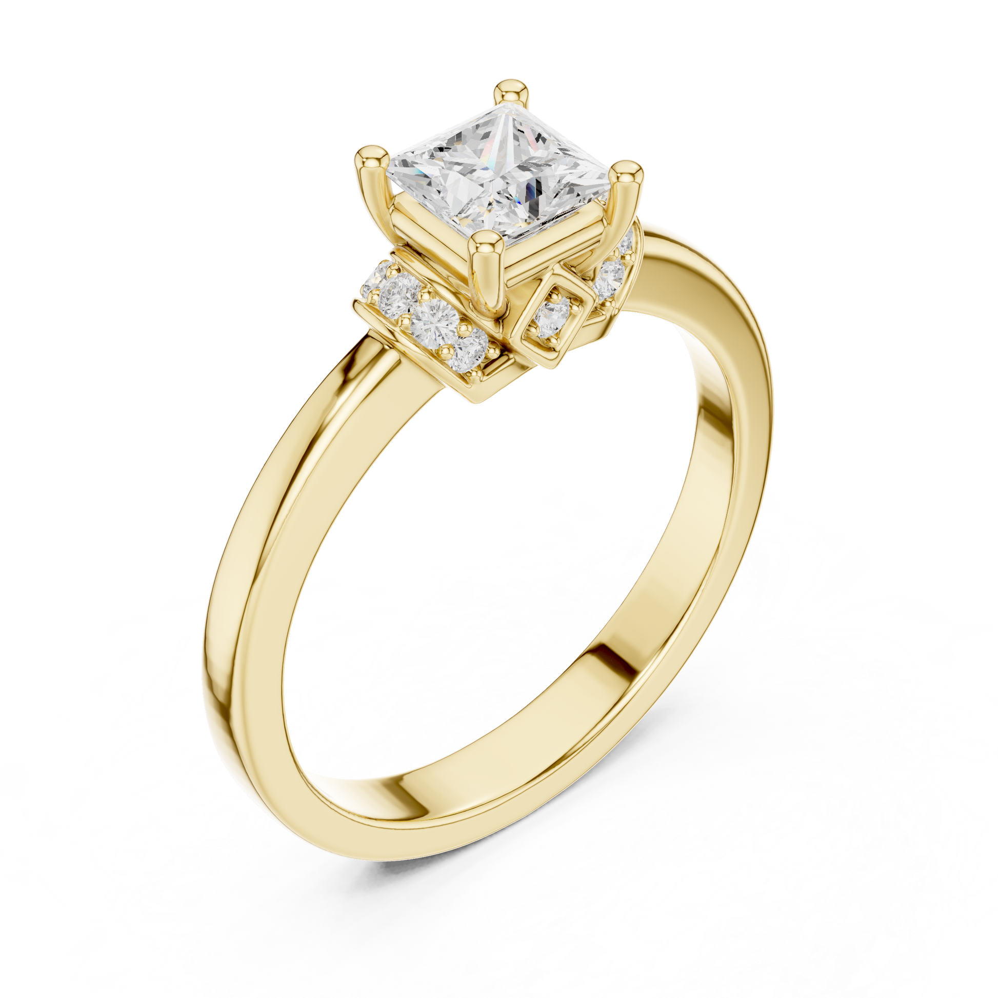 Round Halo Lab Grown Diamond Ring