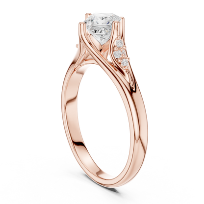 Mixed Shape Lab Grown Diamond Side Stone Ring
