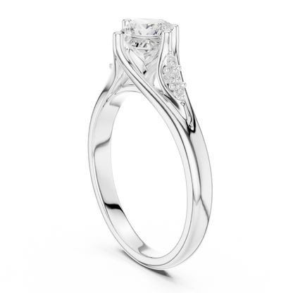 Mixed Shape Lab Grown Diamond Side Stone Ring