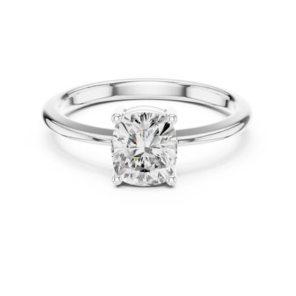 Round Solitaire Lab Grown Diamond Ring