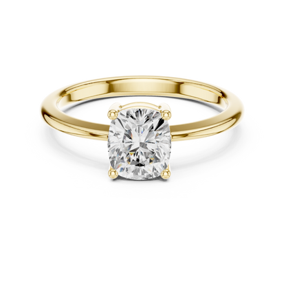 Round Solitaire Lab Grown Diamond Ring