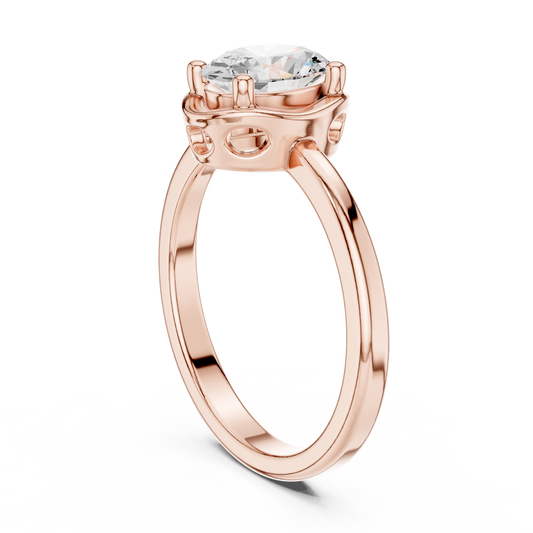 Mixed Shape Lab Grown Diamond Halo Ring