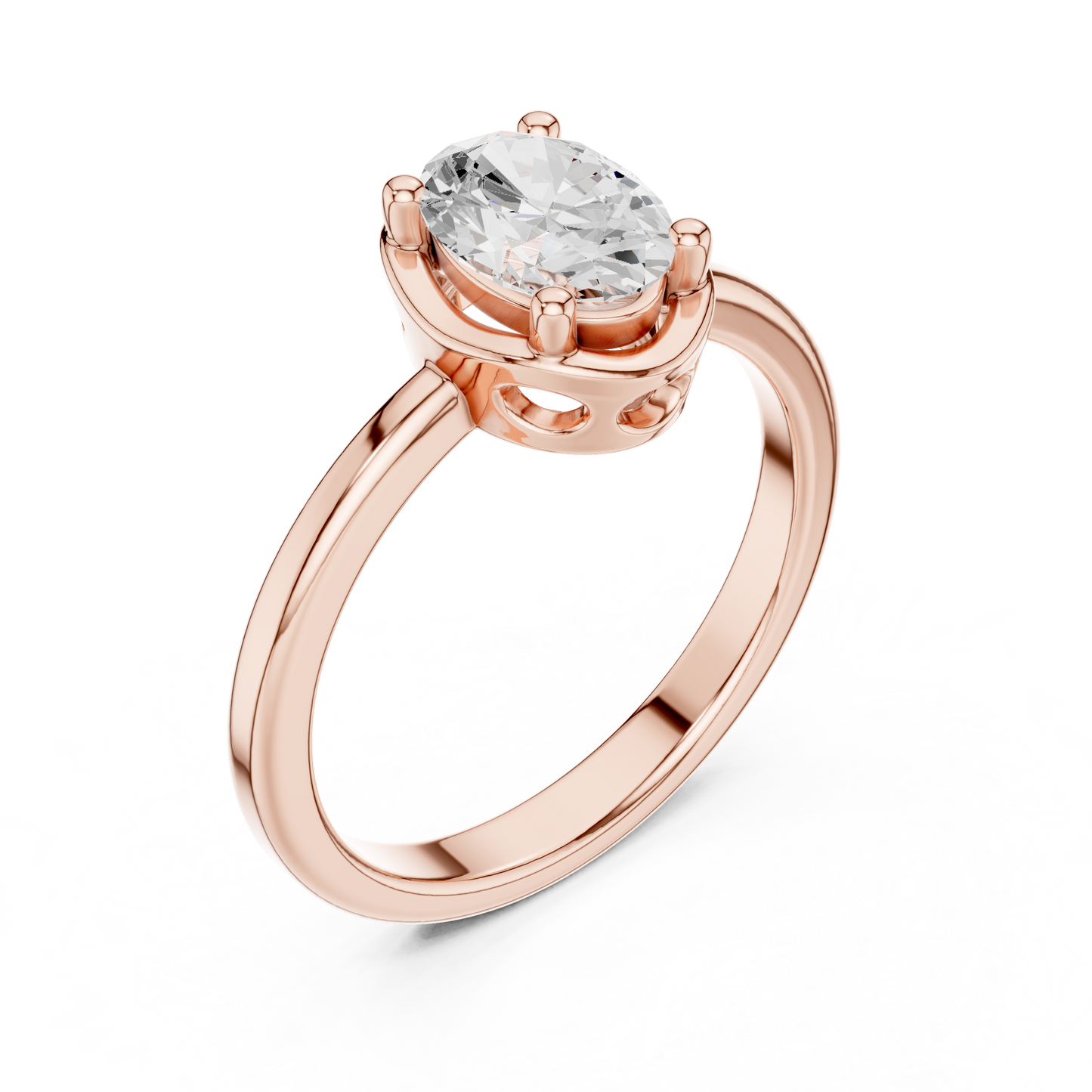 Mixed Shape Lab Grown Diamond Halo Ring