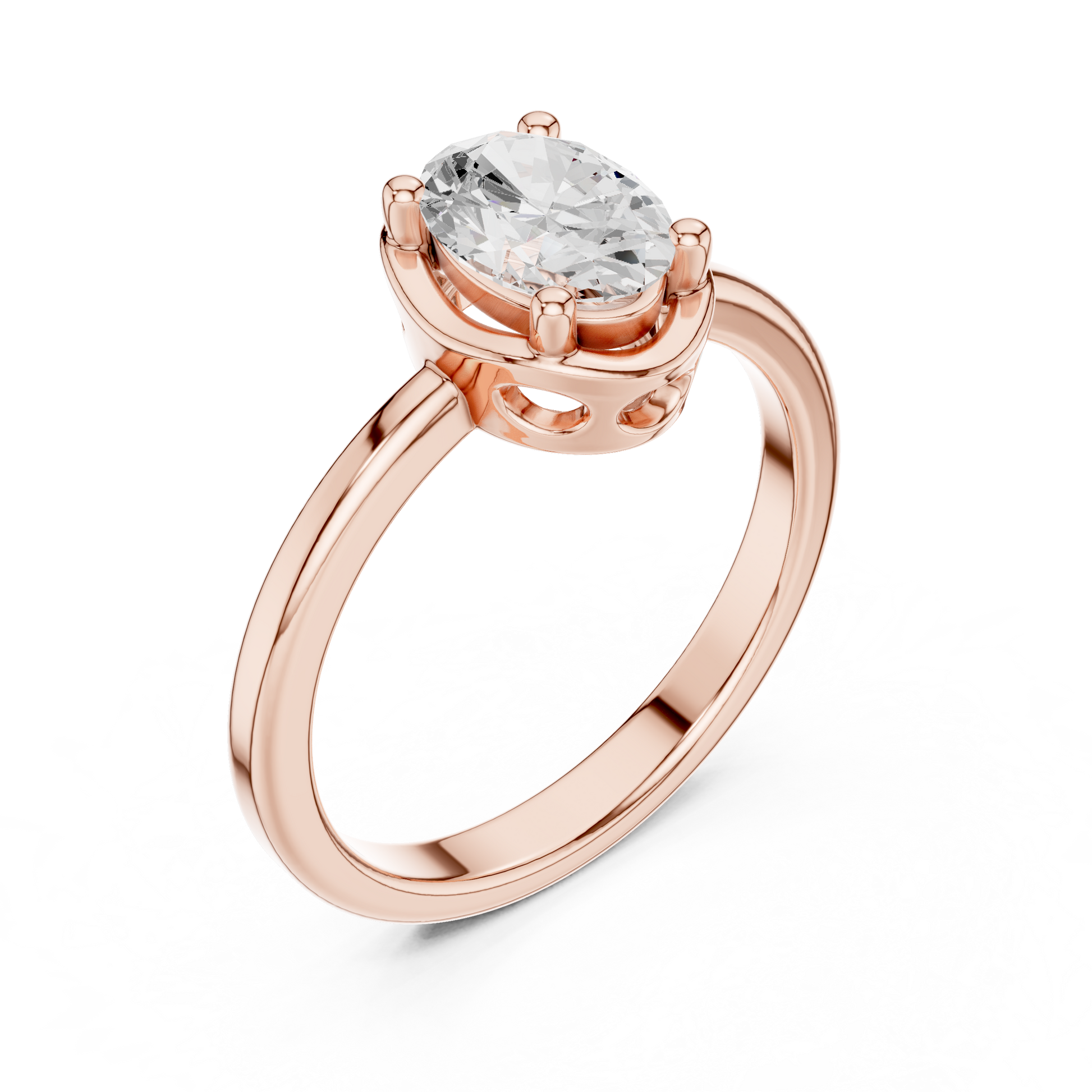 Mixed Shape Lab Grown Diamond Halo Ring