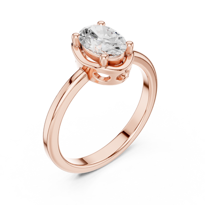 Mixed Shape Lab Grown Diamond Halo Ring