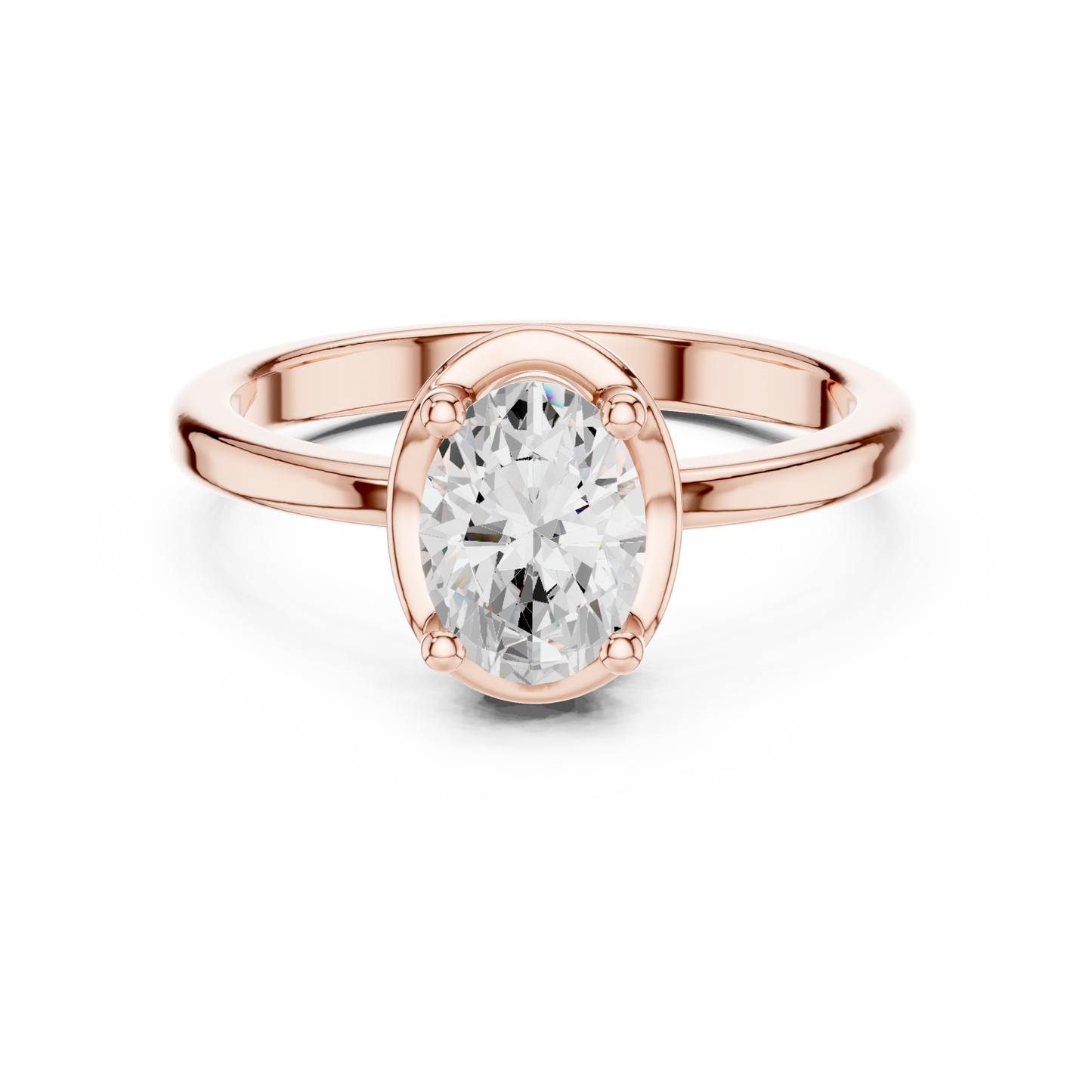 Mixed Shape Lab Grown Diamond Halo Ring
