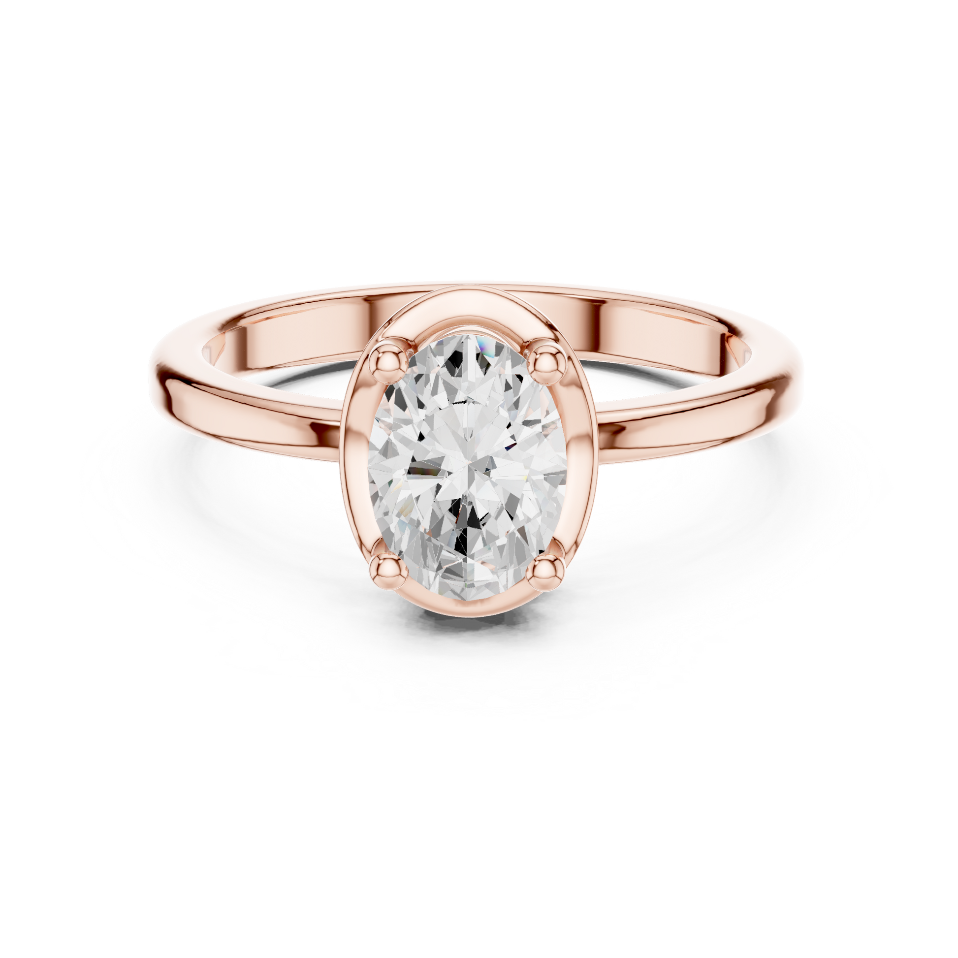 Mixed Shape Lab Grown Diamond Halo Ring