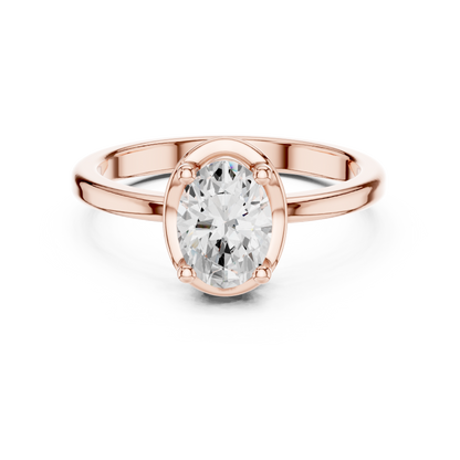 Mixed Shape Lab Grown Diamond Halo Ring