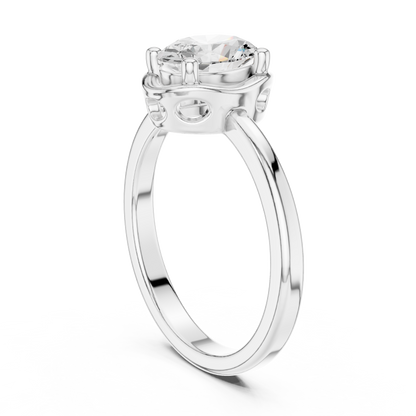 Mixed Shape Lab Grown Diamond Halo Ring