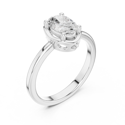 Mixed Shape Lab Grown Diamond Halo Ring
