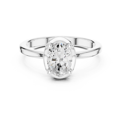 Mixed Shape Lab Grown Diamond Halo Ring