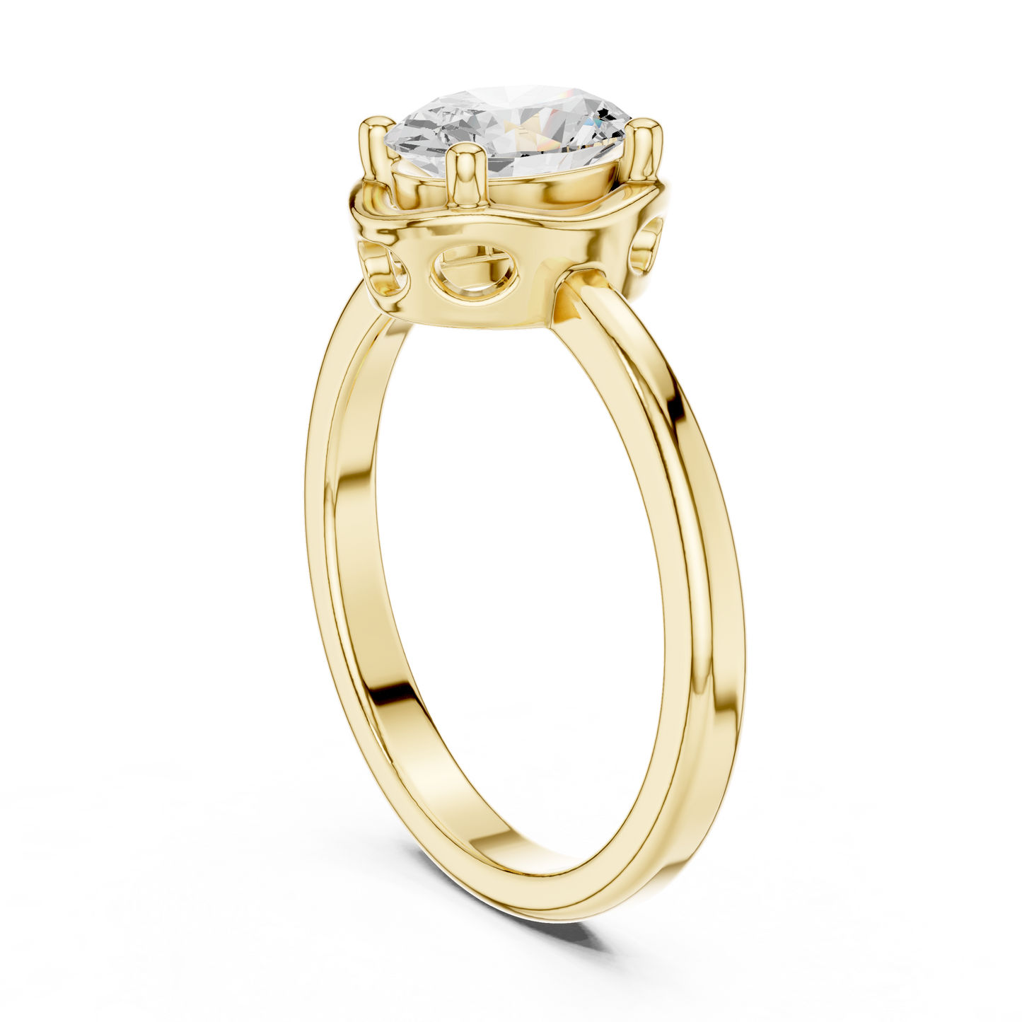 Mixed Shape Lab Grown Diamond Halo Ring