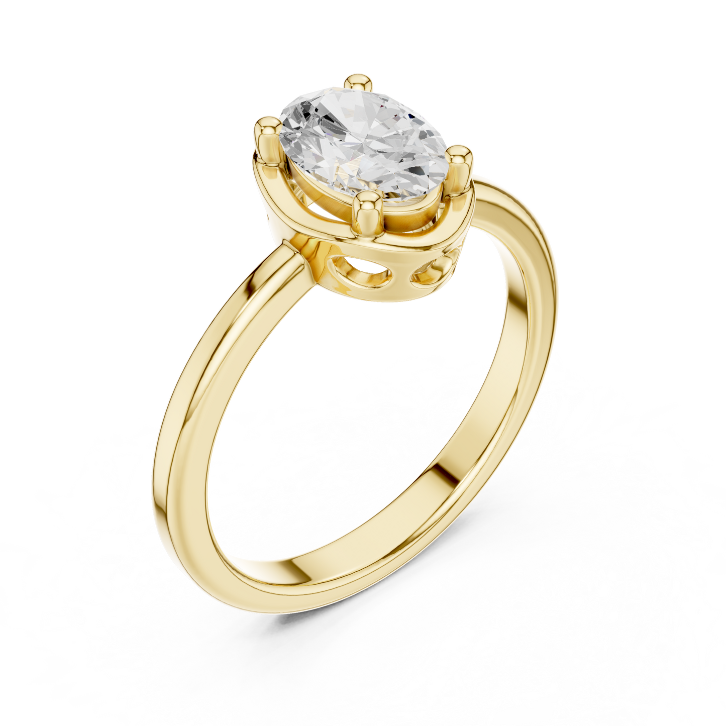 Mixed Shape Lab Grown Diamond Halo Ring