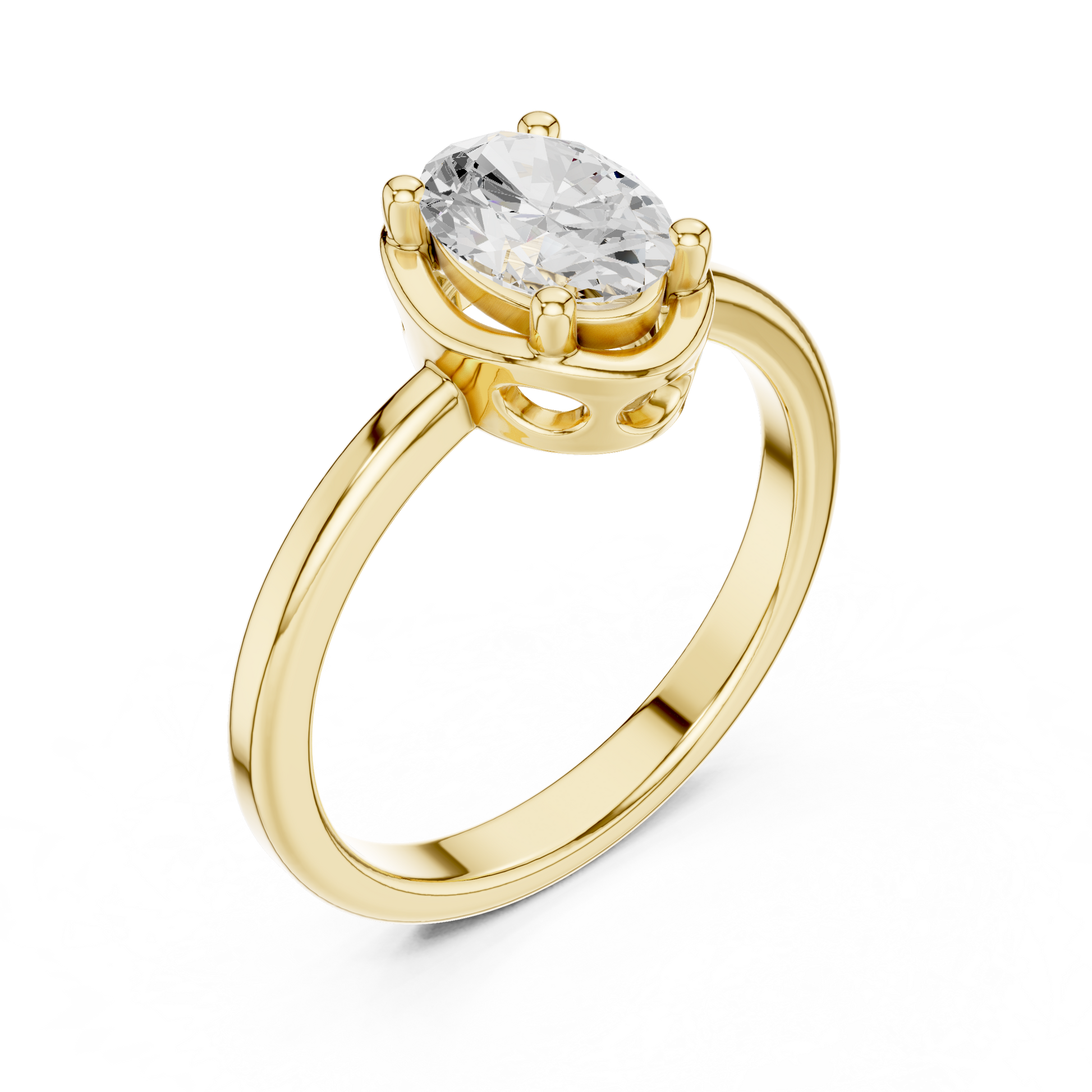 Mixed Shape Lab Grown Diamond Halo Ring