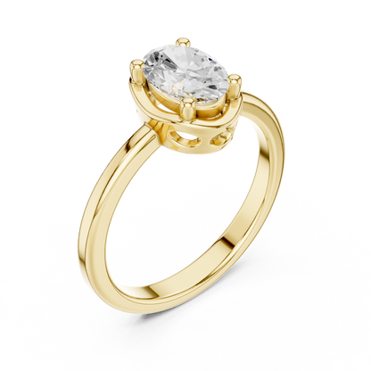 Mixed Shape Lab Grown Diamond Halo Ring