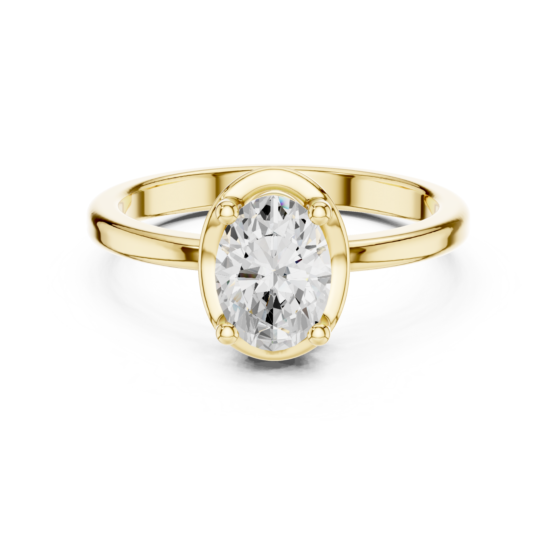 Mixed Shape Lab Grown Diamond Halo Ring