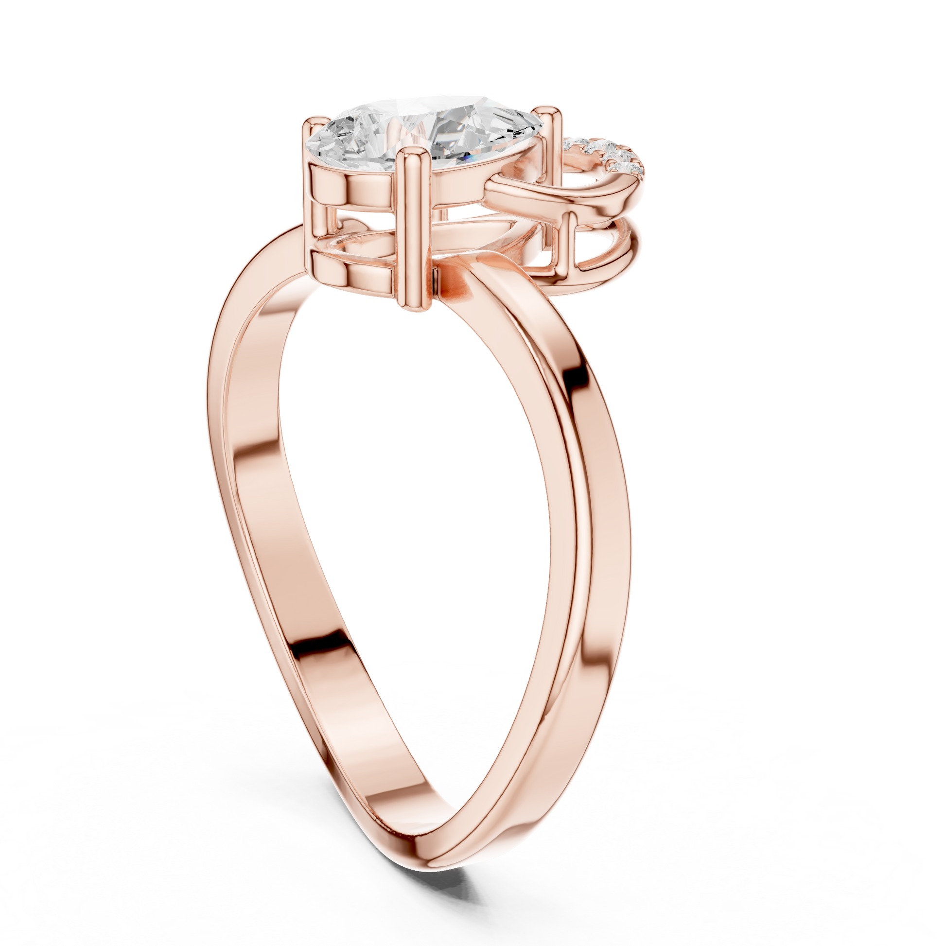 Mixed Shape Lab Grown Diamond Halo Ring