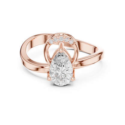 Mixed Shape Lab Grown Diamond Halo Ring