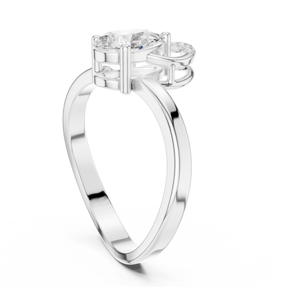 Mixed Shape Lab Grown Diamond Halo Ring